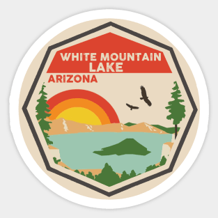 White Mountain Lake Arizona Sticker